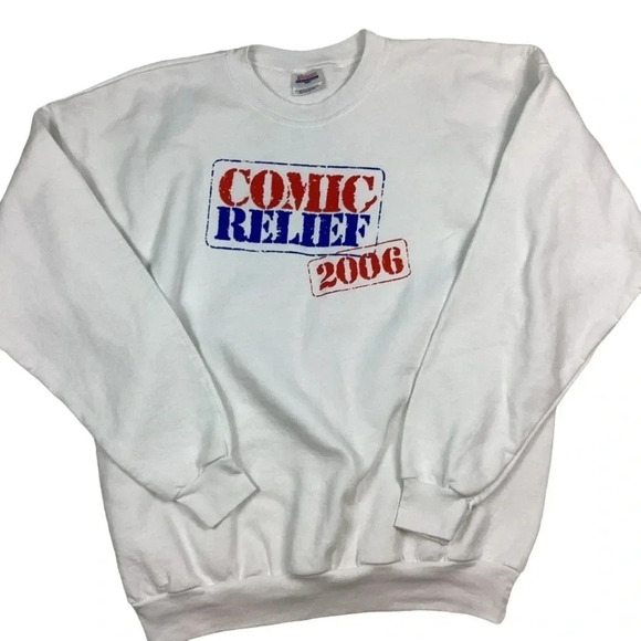 2006 Comic Relief 20th anniversary crewneck sweatshirt - Picture 1 of 6